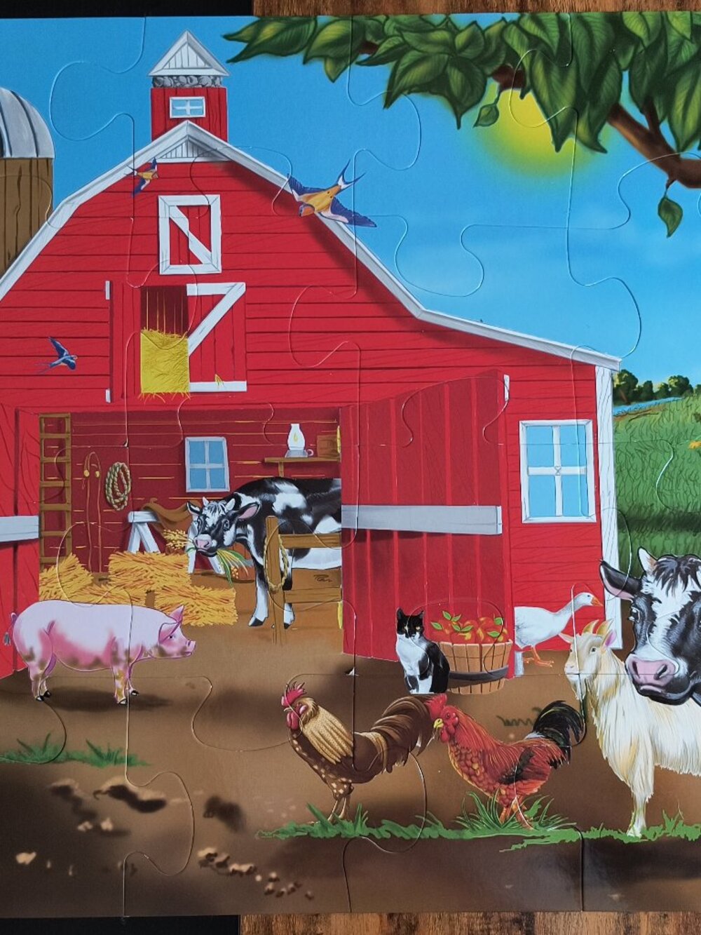 Wood 'N Things Farm Floor Puzzle #836